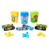 Coffret de skateboards doubles Hot Wheels HTP10 de NessiWorld (sur le thème des chewing-gums aromatisés)